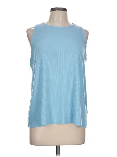 Pre-owned Luxe Sleeveless T-shirt In Blue