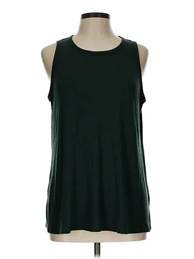 Pre-owned Luxe Sleeveless T-shirt In Green