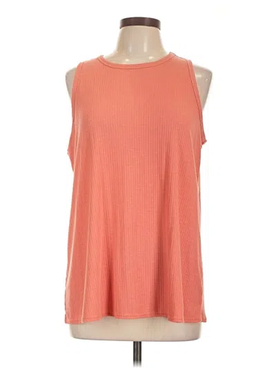 Pre-owned Luxe Sleeveless T-shirt In Orange