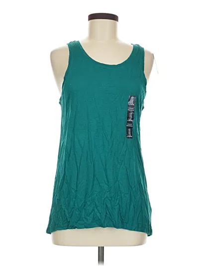 Luxe Sleeveless T-shirt In Teal