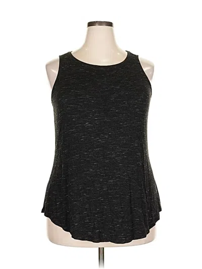Pre-owned Luxe Tank Top Black Halter Neckline Tops