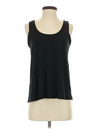 Pre-owned Luxe Tank Top Black Halter Neckline Tops