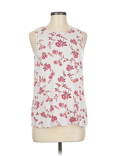 Pre-owned Luxe Tank Top Pink Halter Neckline Tops