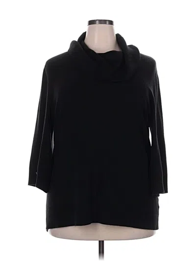 Pre-owned Luxe Turtleneck Sweater In Black