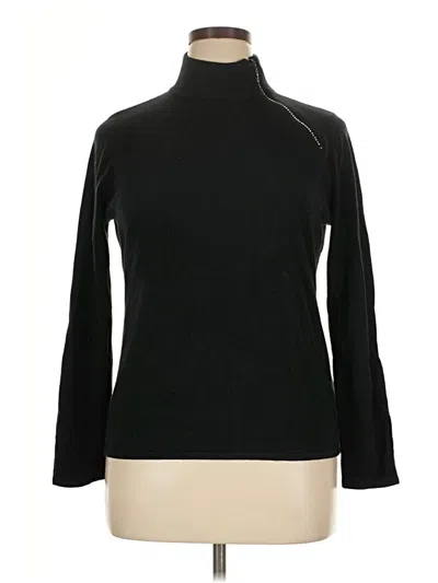 Pre-owned Luxe Turtleneck Sweater In Black