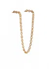 Luxe Women's Pave Chain Link Necklace In Gold In Gold