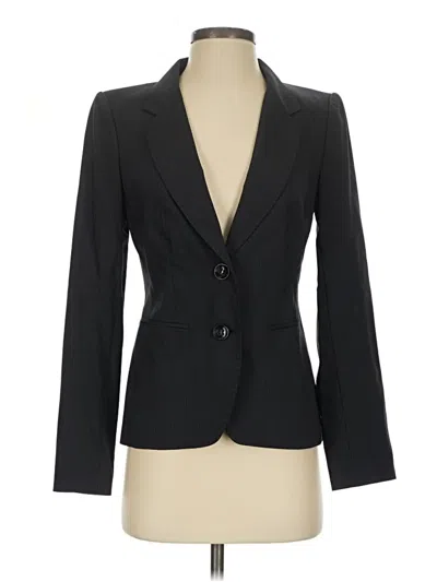 Luxe Wool Blazer Jacket In Black
