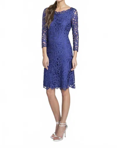 Luxelace By Soulmates Lace Mini Dress In Amethyst In Green