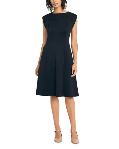 Luxely Cap Sleeve Dress In Meteorite