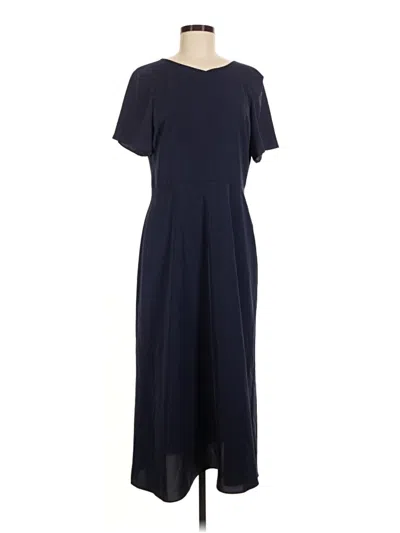 Luxely Casual Dress In Blue