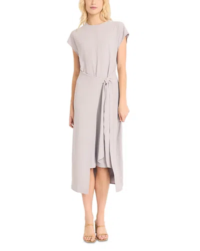 LUXELY FAUX WRAP DRESS