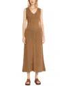 Luxely Linen-blend Midi Dress