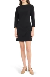 Luxely Long Sleeve Minidress In Meteorite