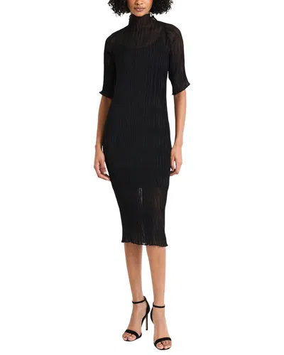 Luxely Midi Dress In Black