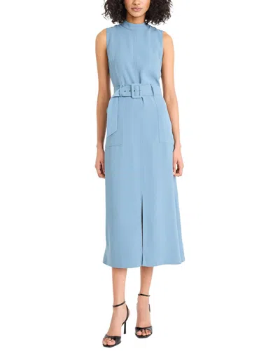 Luxely Midi Dress In Blue