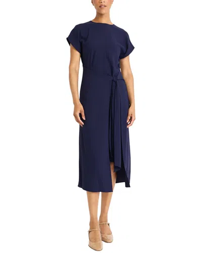 Luxely Midi Dress In Blue