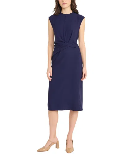 Luxely Midi Dress In Blue