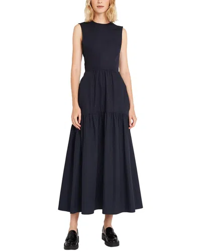 Luxely Midi Dress In Blue