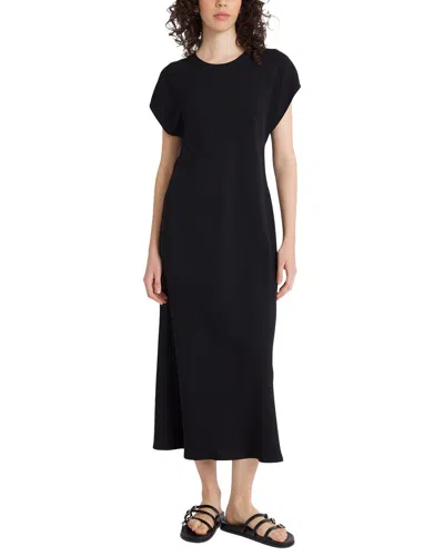 Luxely Midi Dress In Grey