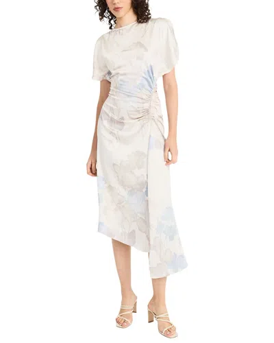 Luxely Midi Dress In Neutral