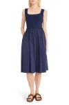 Luxely Mixed Media A-line Dress