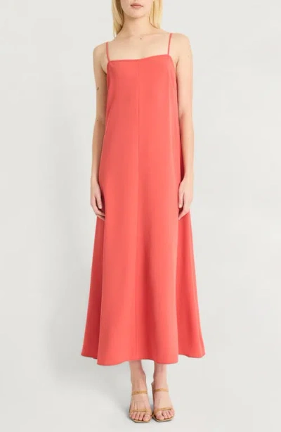 Luxely Tank Dress In Cranberry