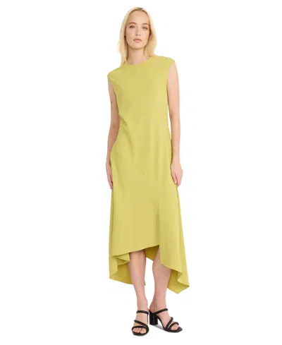 LUXELY WOMEN'S ASYMMETRICAL MIDI DRESS