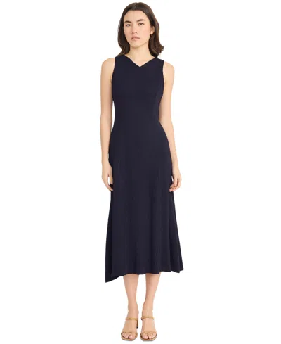 LUXELY WOMEN'S TEXTURED MIDI DRESS