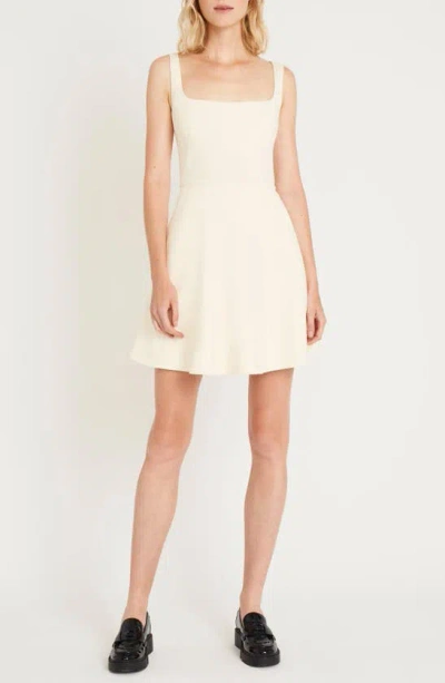 Luxely Wren Sleeveless Minidress In Antique White