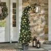 Luxenhome 5ft Pre-lit Potted Grinch Artificial Christmas Tree In Multi
