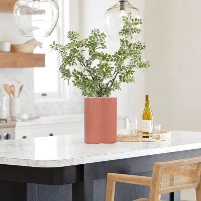 Luxenhome Cecilia Ceramic Vase, Tall In Multi