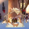 Luxenhome Christmas Lights Angel Holiday Yard Decoration,57.1'' In Multi