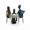 Luxenhome Couple Date Night Resin Tabletop Object In Multi