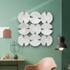 Luxenhome Fuku Metal Wall Art In Multi