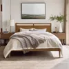 Luxenhome George Free-standing Walnut Finish Headboard, King In Multi