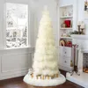 Luxenhome Holiday Natural Ivory Pampas Grass Trees,6ft In White