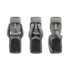 Luxenhome No Evil Garden Statues, W/solar Lights, Set Of 3 In Gray