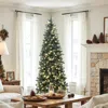 Luxenhome Pre-lit Bubble Ball Artificial Christmas Trees, 7.5ft In Green