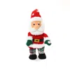 Luxenhome Santa Animated Singing Battery-powered Plush Toy, 16" Tall In Multi