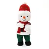 Luxenhome Snowman Animated Singing Battery-powered Plush Toy, 16" Tall In Multi