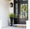 Luxenhome Victorian Urn Planter, Black, 22.75" H In Black