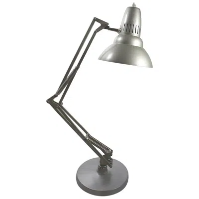 Pre-owned Luxó Small Grey Desk, Table Lamp By Luxo In Gray