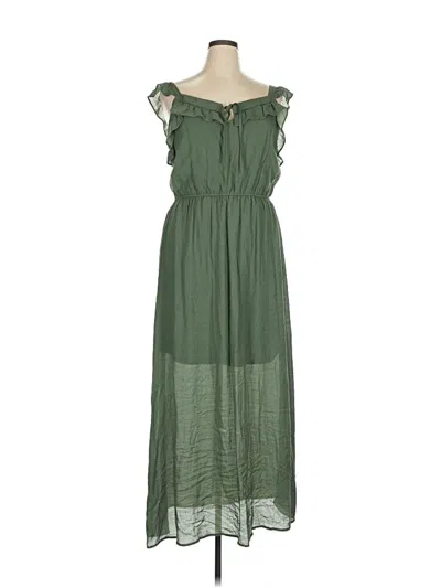Pre-owned Luxology Casual Dress In Green