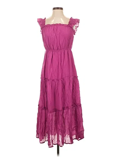 Pre-owned Luxology Casual Dress In Purple