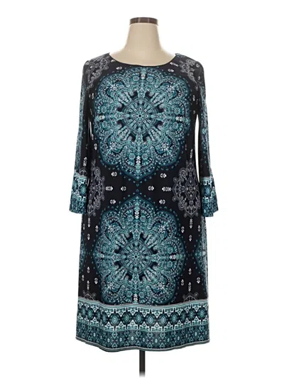 Pre-owned Luxology Casual Dress In Teal