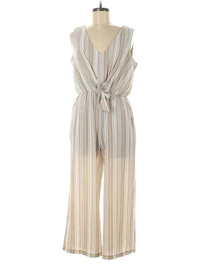 Pre-owned Luxology Jumpsuit In White