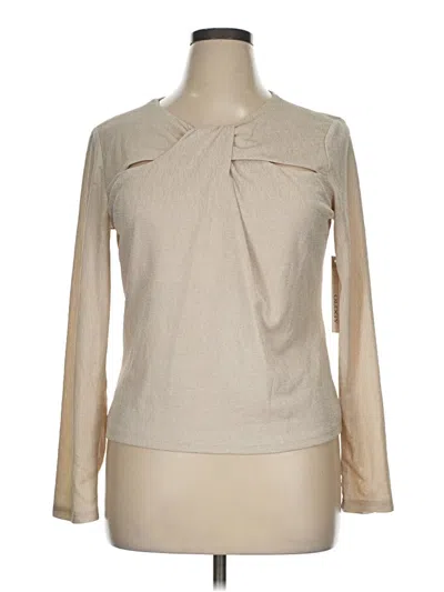 Pre-owned Luxology Long Sleeve Blouse In Brown