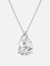Luxsly 14kt White Gold Diamond Pendant Necklace In White