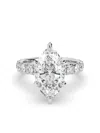 Luxsly 14kt White Gold Diamond Ring In White