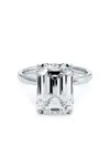 Luxsly 14kt White Gold Diamond Ring In White